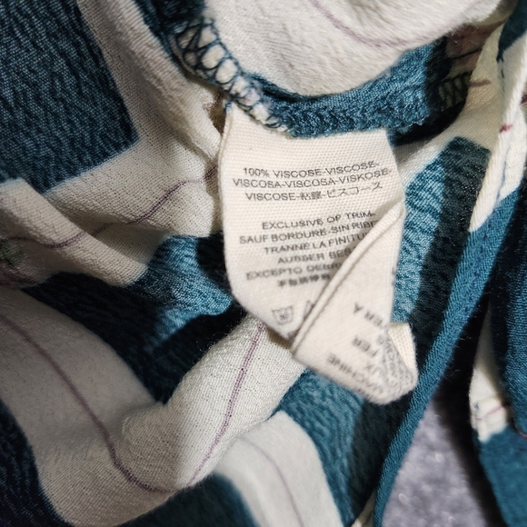 Free People women's window to my heart button-down blouse top size M gre… - Picture 6 of 7